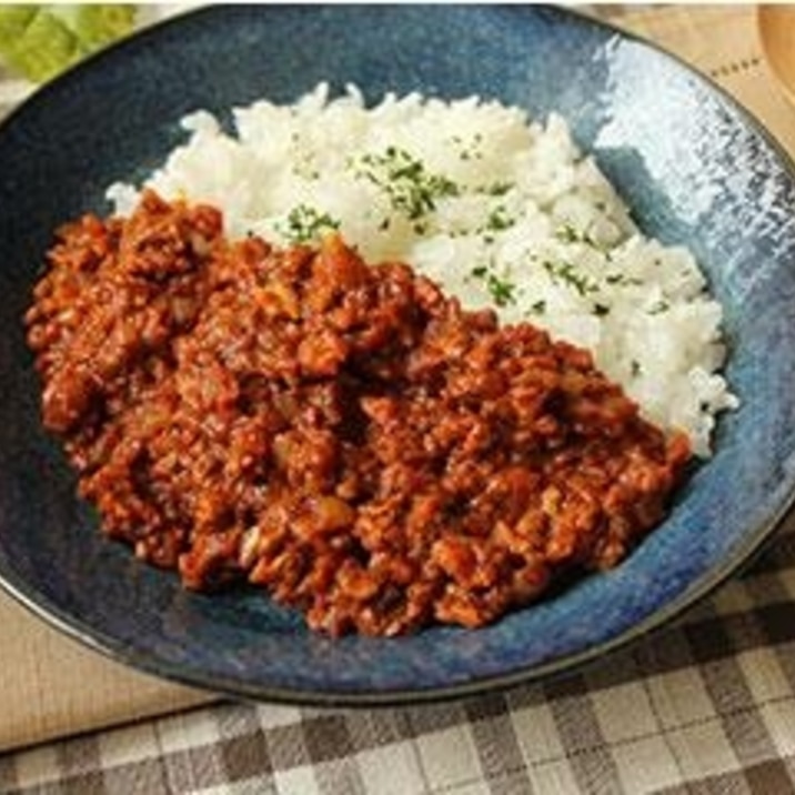 フライパンで簡単 トマトキーマカレー レシピ 作り方 By カゴメ 野菜の会社 楽天レシピ